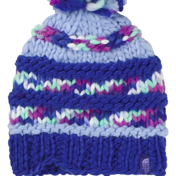 **SOLD** The North Face Nanny Knit Beanie with Pom - Picture 1 of 5